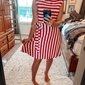Candy stripe Loft dress